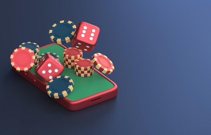 Meja permainan Sakong di citibet88 dengan dealer dan pemain yang mengambil kartu